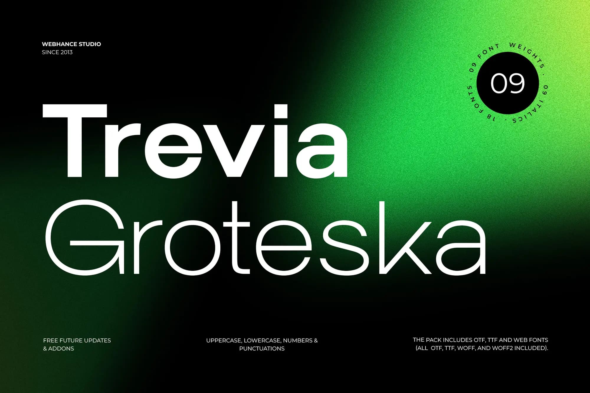 Trevia Groteska hero image